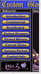 Mobile Screenshot of customglassetching.com